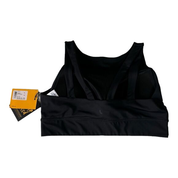 Lole Black Sports Bra. XL with padding. High neck line. NWT. - Picture 4 of 7